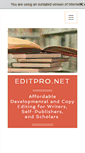 Mobile Screenshot of editpro.net